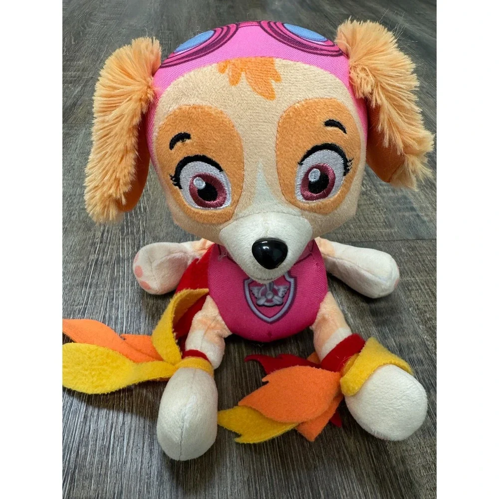 Paw Patrol Skye Plush Stuffed Animal Pink Aviator Dog Toy 6 inch 2018
